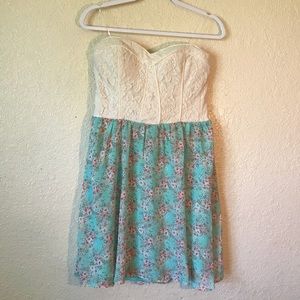 My Michelle strapless dress